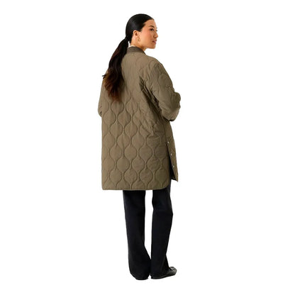 Lightweight Puffer Coat (Olive)