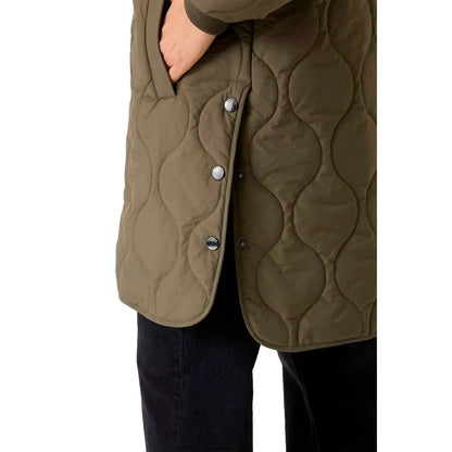 Lightweight Puffer Coat (Olive)