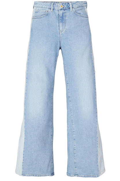 Celia Flair Wide Leg Jeans (Light Wash)