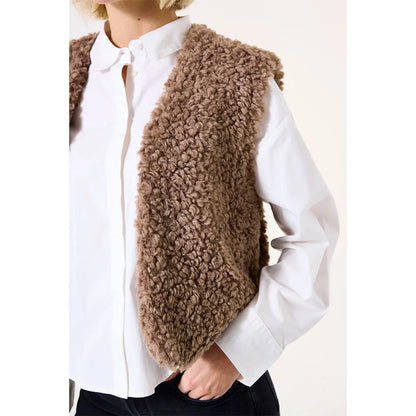 Beata Vest (Taupe)