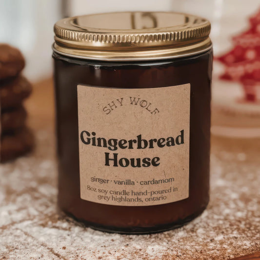 Gingerbread House Soy Wax Candle