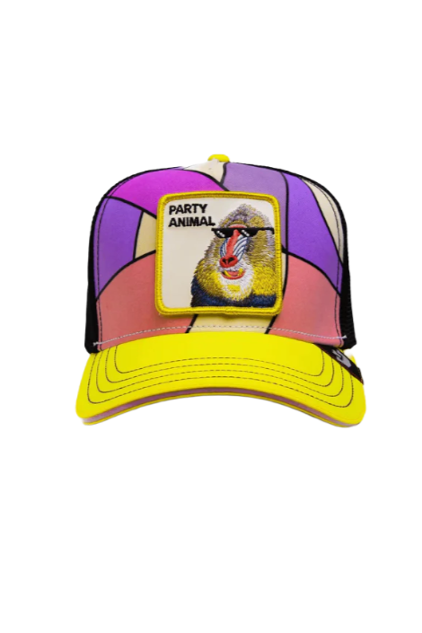 Goorin Bros Merriermaker {Party Animal} Colour Changing Trucker Hat (Yellow)