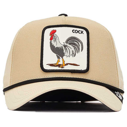 Goorin Bros Rooster 100 {Cock} Trucker Hat (Cream)
