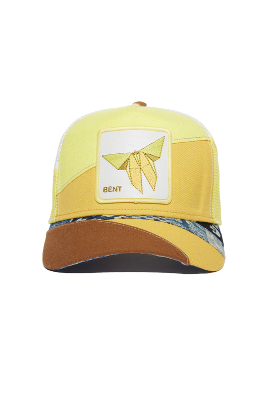 Goorin Bros Farmigami Transform {Bent} Trucker Hat (Yellow)