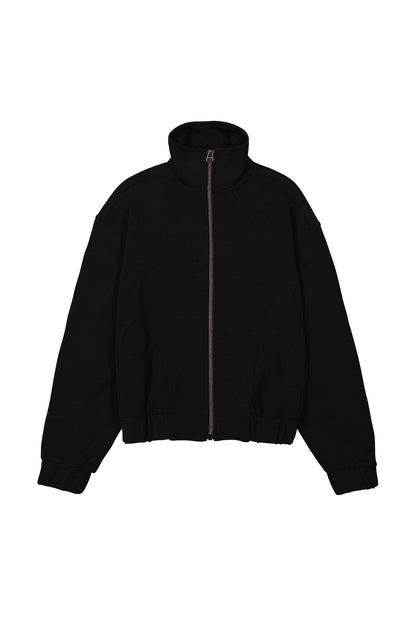Stefania Zip Sweater (Black)