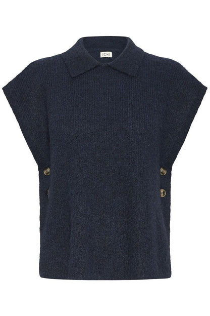 Iaylva Knit Poncho (Navy)