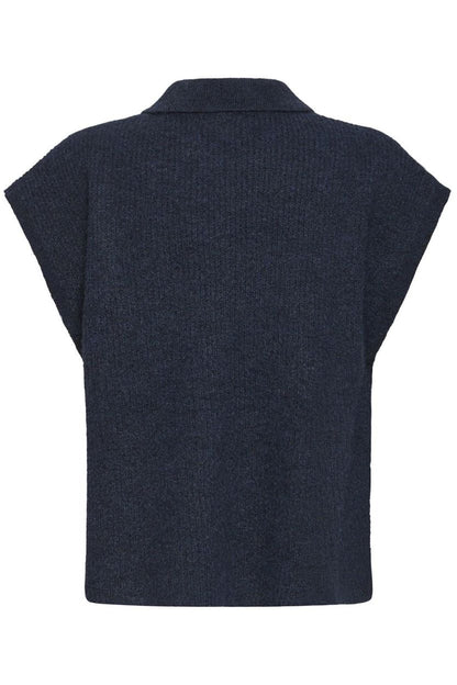 Iaylva Knit Poncho (Navy)