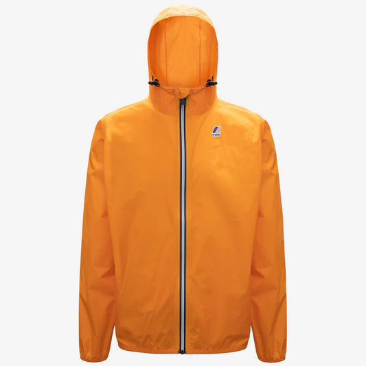 Claude Packable Unisex Rain Jacket (Orange)
