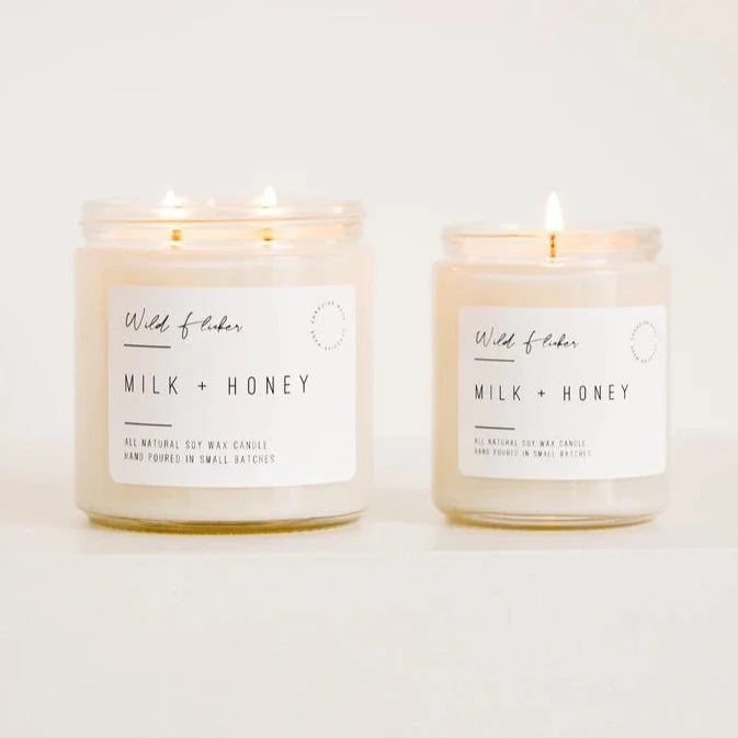 Milk + Honey Double Wick Candle
