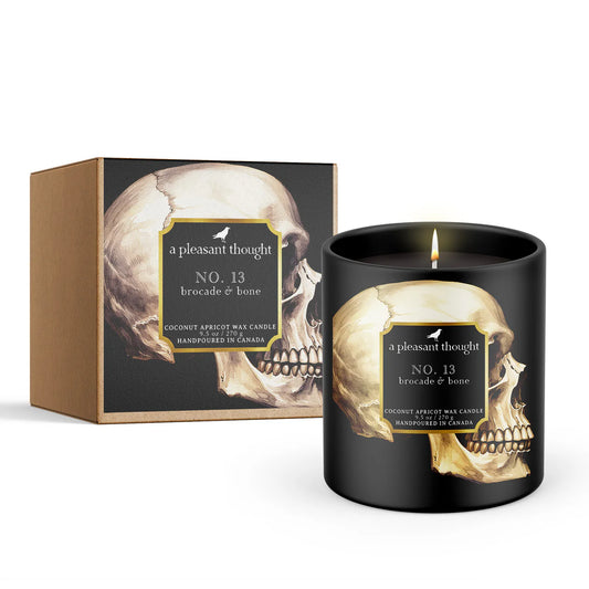 No. 13 Candle (Brocade & Bone)