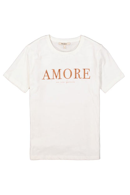 Amore Tee (Bone)