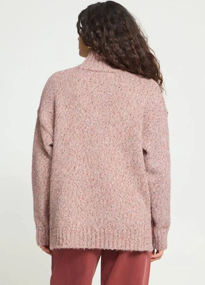 Ihfantia Turtleneck Sweater - Pink Melange