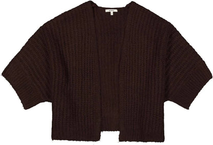 Hazel Open Cardigan (Brown)