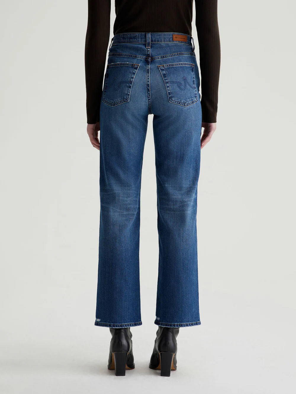 AG Brinley Mid Rise Straight Jean (15 years Prague)