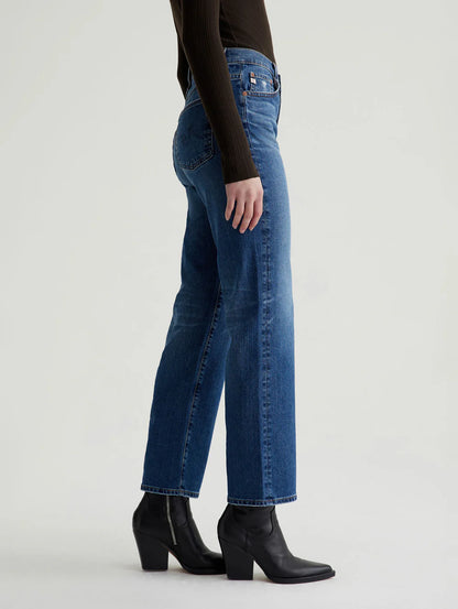 AG Brinley Mid Rise Straight Jean (15 years Prague)