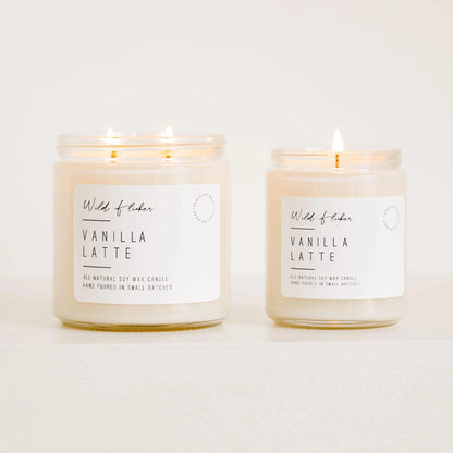 Vanilla Latte Double Wick Candle