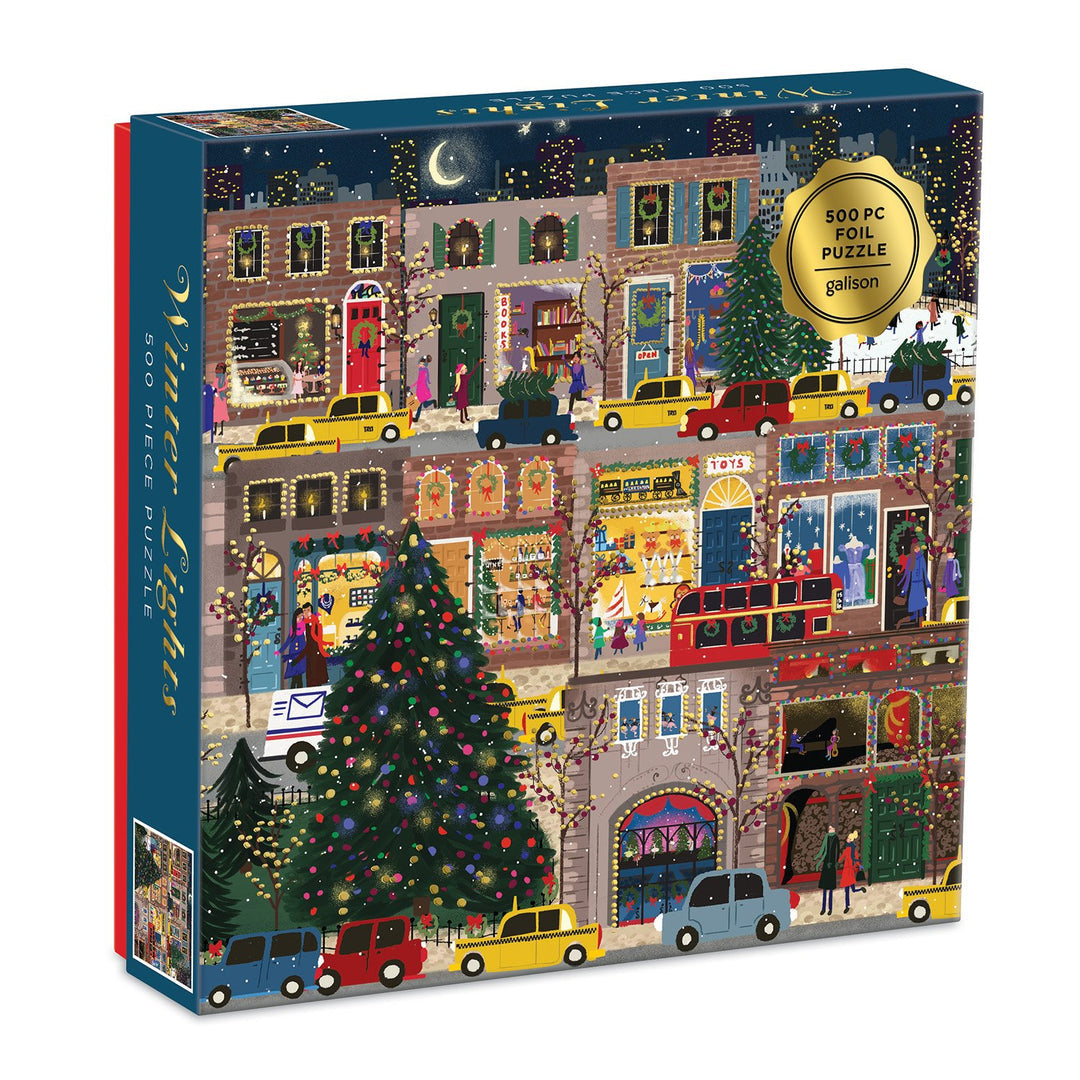 Winter Lights 500-Piece Foil Puzzle