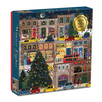 Winter Lights 500-Piece Foil Puzzle