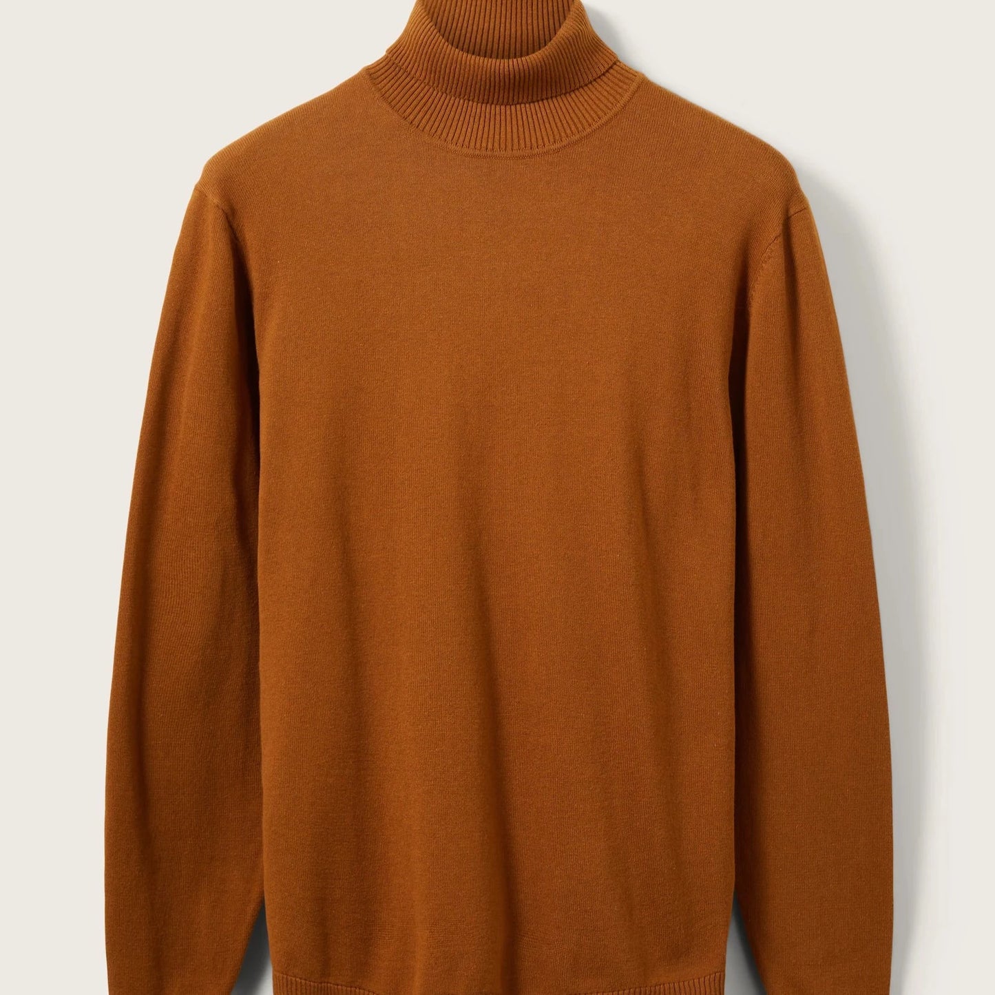 Fine Knitted Turtleneck (Brown)