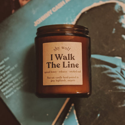 I Walk The Line Soy Wax Candle