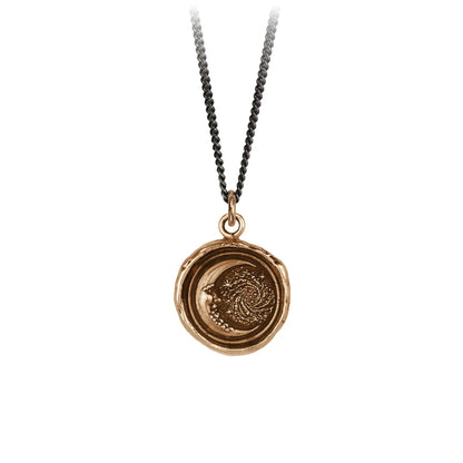 Trust the Universe Talisman Necklace (Bronze 18")